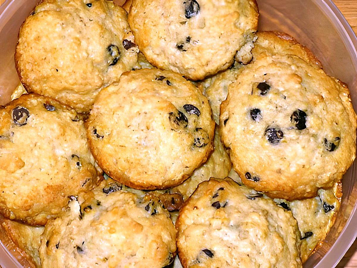 recette Muffins au gruau et pépites de chocolat