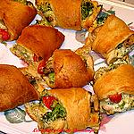 recette Couronne au fromage et légumes