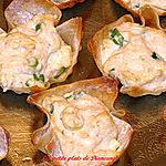 recette Coupes aux crabes et fromgage