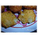 recette Muffins à la pâte de spéculoos et poires