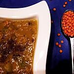 lentille pomme de terre : recette soupe aux lentilles corails parfumée au carvi
