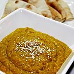 recette Purée de lentilles rouges et ses faux cheese naans express