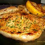 plat de  cote : recette cotes de porc au citron