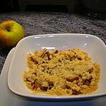 recette crumble aux pommes