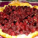 recette TARTE feuillettée à la FRAMBOISE