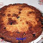 recette Gâteau aux cerises et flocons d'avoine