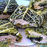 recette Paupiette de chou vert DUKAN farcie au saumon & tofu soyeux