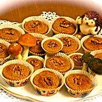 recette MUFFINS A LA FARINE DE CHATAIGNE ET AUX NOIX