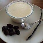 recette Petits pots de semoule au lait et raisins secs.