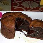 recette moelleux au coeur coulant chocolat et creme anglaise au lait de coco