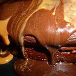 recette Gâteau au fudge choco-caramel