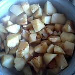 recette Pommes de terre à l'ails ,au jus de bouillon