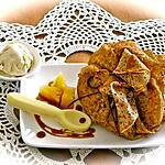 aumônière : recette AUMONIERES A L'ANANAS COMPOTEE AU GINGEMBRE .