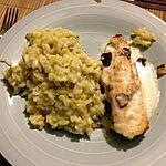 lotte aux four : recette risotto au poireau, citron et parmesan et lotte rotie sauce citron