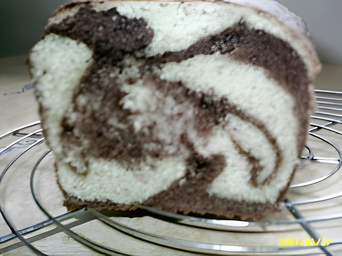 recette Cake marbré au chocolat et au thé vert Matcha