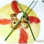 saint jacques : recette Saint Jacques et suprêmes de pamplemousse