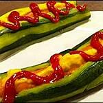 recette Hot dog de courgette