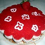 recette Bavarois aux fraises et spéculoos