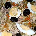 recette " Ensaladilla de patatas con variantes"...( Salade de P.d.terre )