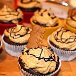 recette Cupcakes chocolat au glaçage spéculoos