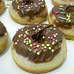 recette minis donuts, glaçage au nutella