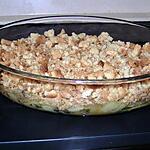 crumble chocolat : recette Crumble de pommes, amandes au caramel