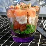 recette salade de mâche au cabillaud et pamplemousse