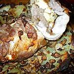 recette " Cuisse de dinde farcie"...