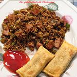 recette Riz chinois aux légumes et jambon