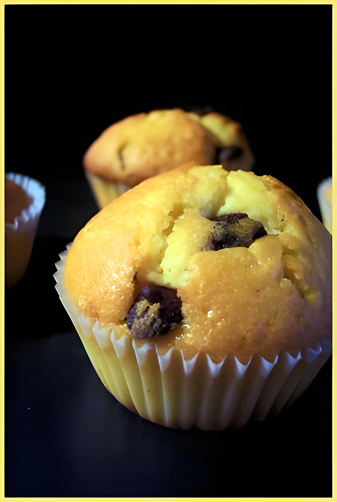 recette Muffins Moelleux Orange/Chocolat