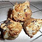 gorgonzola : recette Muffins au Gorgonzola, aux poires & aux noix