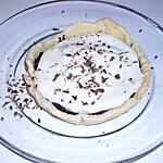Crème fraîche : recette tartelette en noir et blanc
