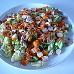 recette salade thon/surimi/carottes