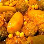 recette Chou frisé avec boulettes de viande