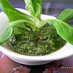 recette pesto de mâche