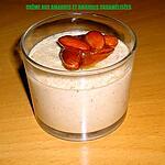 recette CRÈME AUX AMANDES ET AMANDES CARAMÉLISÉES