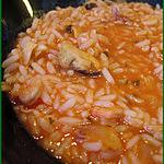recette Arroz de marisco (riz tomates et fruits de mer, recette Portugaise)