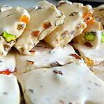 tarte au citron facile : recette Nougat blanc facile aux fruits secs et agrumes confits