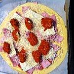 recette tarte jambon, fromage, tomate rapide