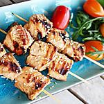 recette Brochettes de saumon Teriyaki