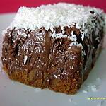 recette pavé croustillant de spéculos coco-choco