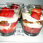 recette Tiramisu spéculoos et son coulis de fraise