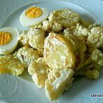 recette Recette de légumes : choux-fleurs, pommes de terre sauce moutarde