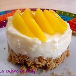 recette Cheesecake mangue et chocolat blanc