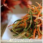 recette Salade de concombre et carotte au sésame