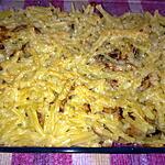 gratin de pâtes au four : recette gratin de pâte au poulet