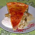 recette Pie à la rhubarbe