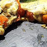 Croque tomates mozarella et pesto