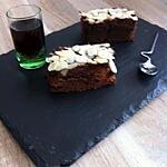 recette moelleux aux chocolat(nappage nutella et amande)