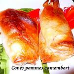 recette cones pommes camenbert